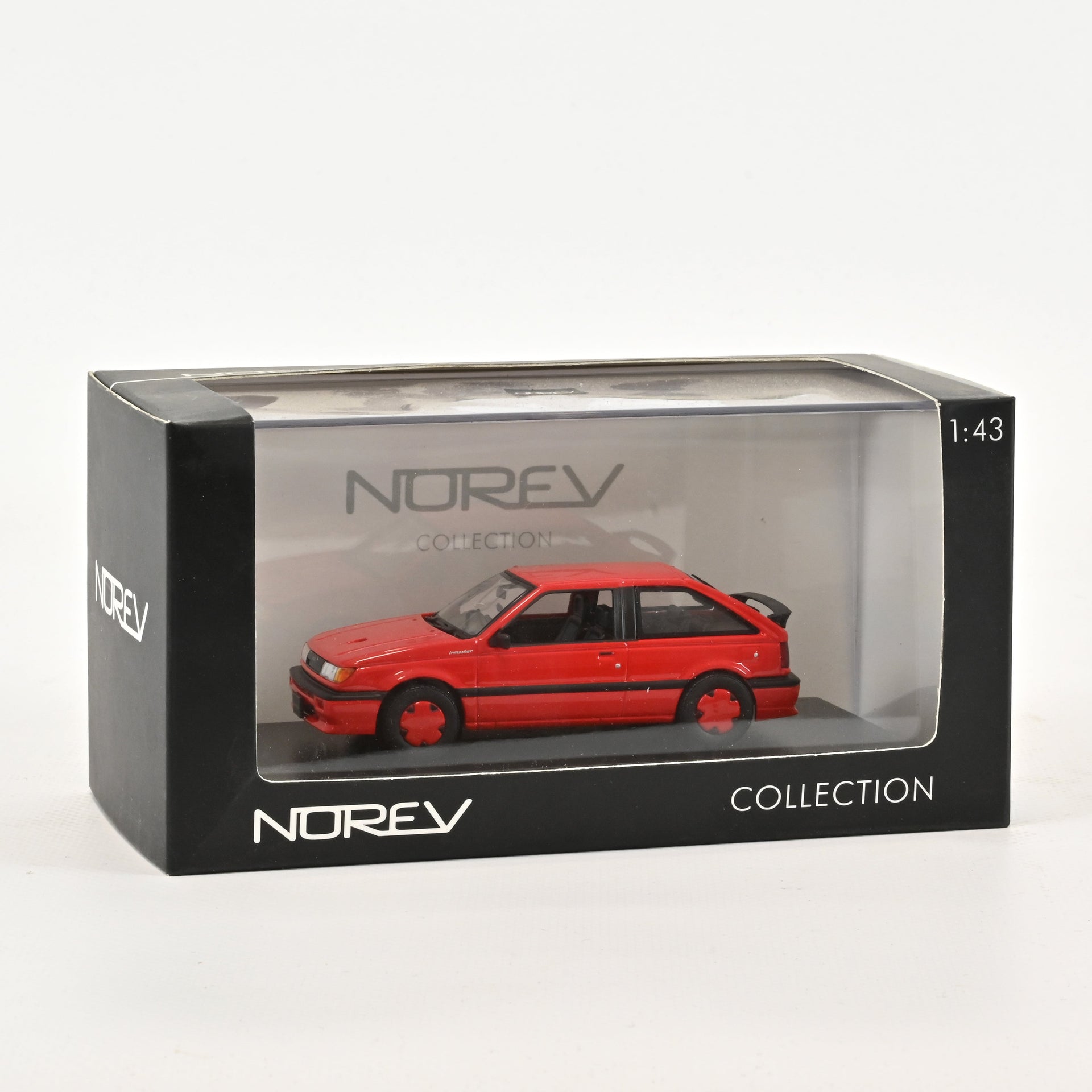 norev-isuzu-gemini-irmscher-1500-turbo-1987-rosso-vivo-modellino-auto-1-43 image 1