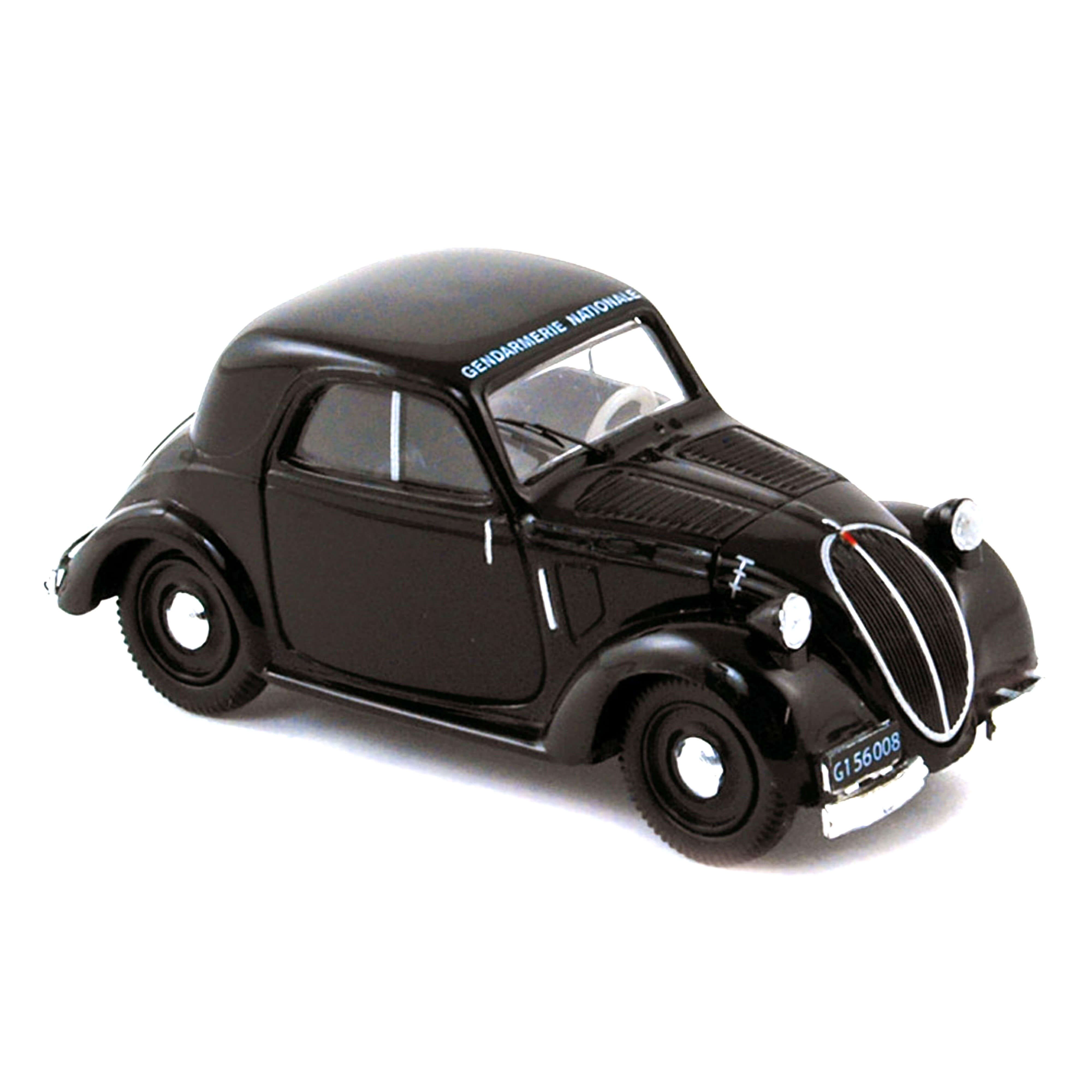 norev-simca-5-coup-1945-gendarmerie-modellino-auto-1-43 image 1