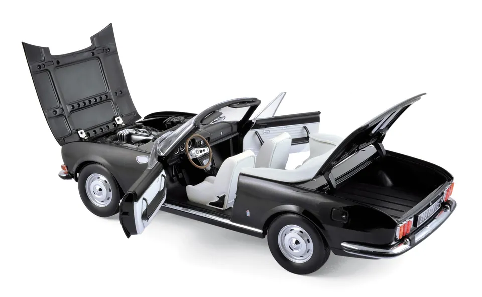 norev-peugeot-504-cabrio-1971-nero-modellino-auto-1-18 image 1