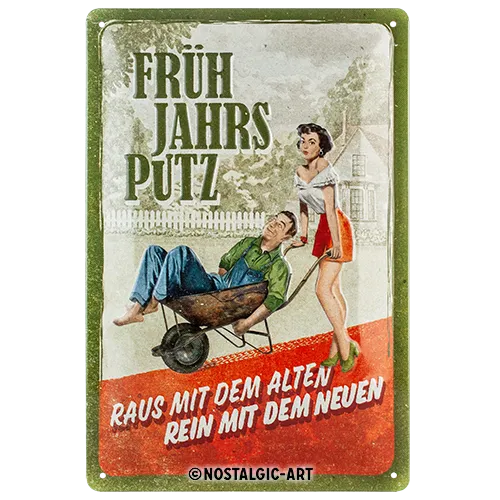 nostalgic-art-fr-hjahrsputz-special-edition-cartello-metallico-20x30-cm-acciaio- image 1