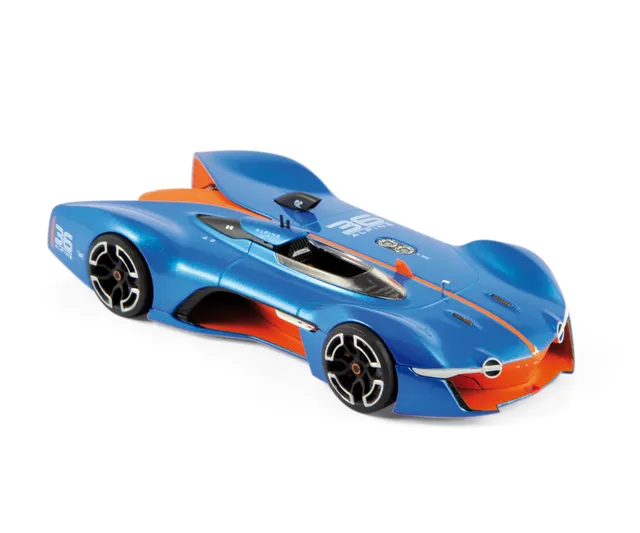 norev-alpine-vision-gran-turismo-2015-blu-arancione-concept-car-1-43 image 1