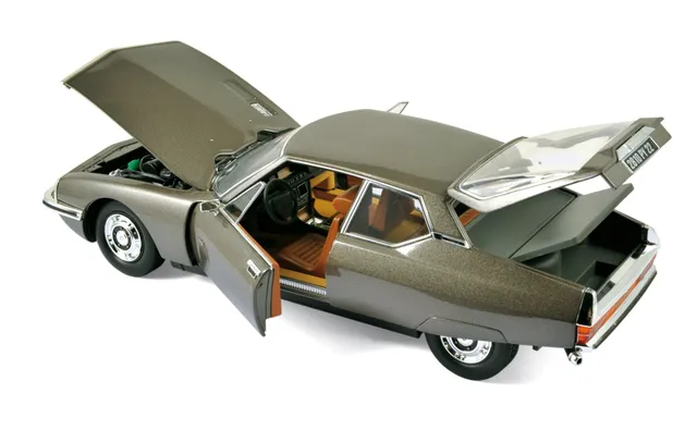 norev-citro-n-sm-1971-modellino-auto-1-18-marrone-scarab-e image 1