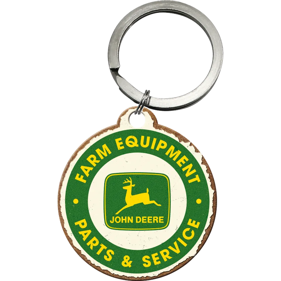 nostalgic-art-john-deere-parts-service-portachiavi-4-cm image 1