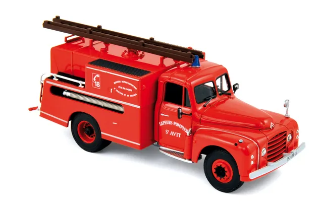 norev-citro-n-t46-1962-pompiers-pompe-guinard-1-43-modellino-da-collezione image 1