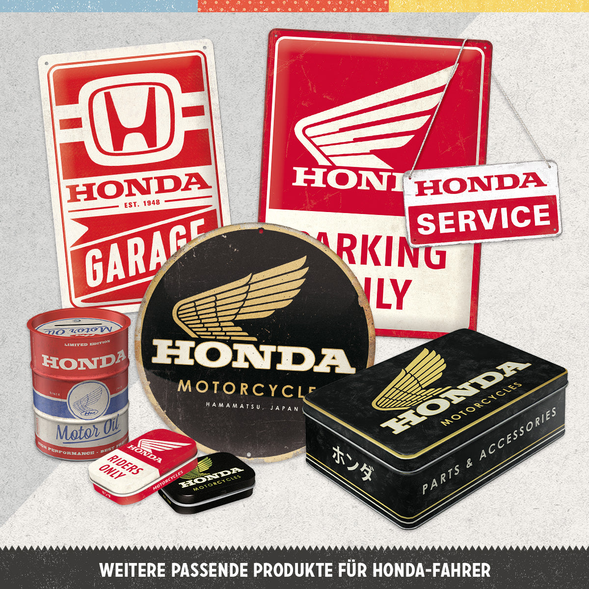 nostalgic-art-honda-logo-red-portachiavi-rotondo-4-cm-ufficialmente-licenziato image 7
