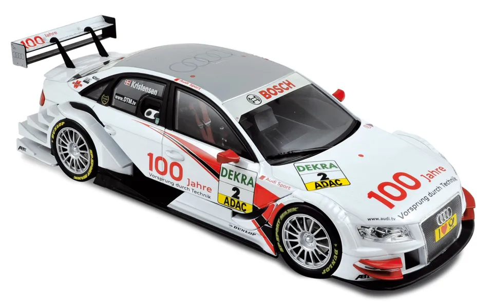 norev-audi-a4-dtm-2009-n-2-abt-tom-kristensen-modellino-auto-1-18 image 1