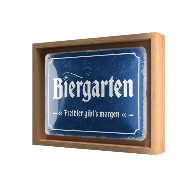 nostalgic-art-cornice-n-frame-s-biergarten-cornice-in-legno-con-sistema-magnetic image 1