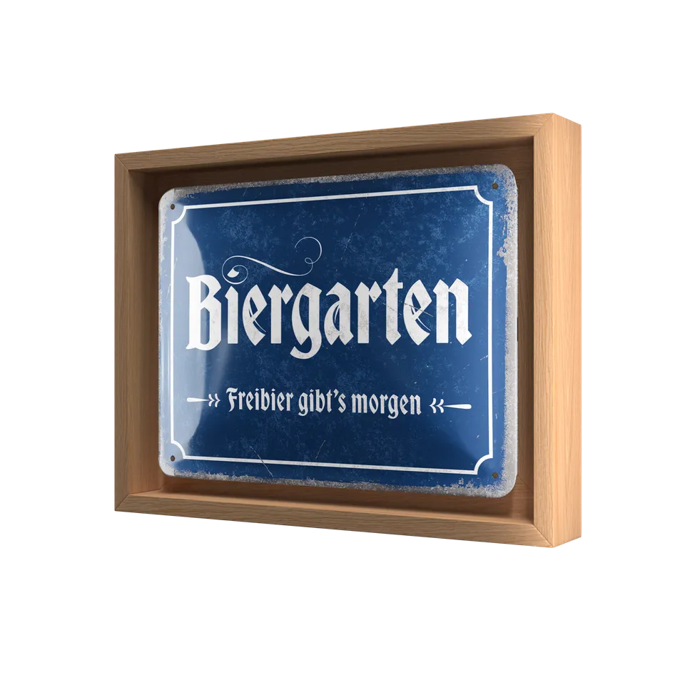 nostalgic-art-cornice-n-frame-s-biergarten-cornice-in-legno-con-sistema-magnetic image 1