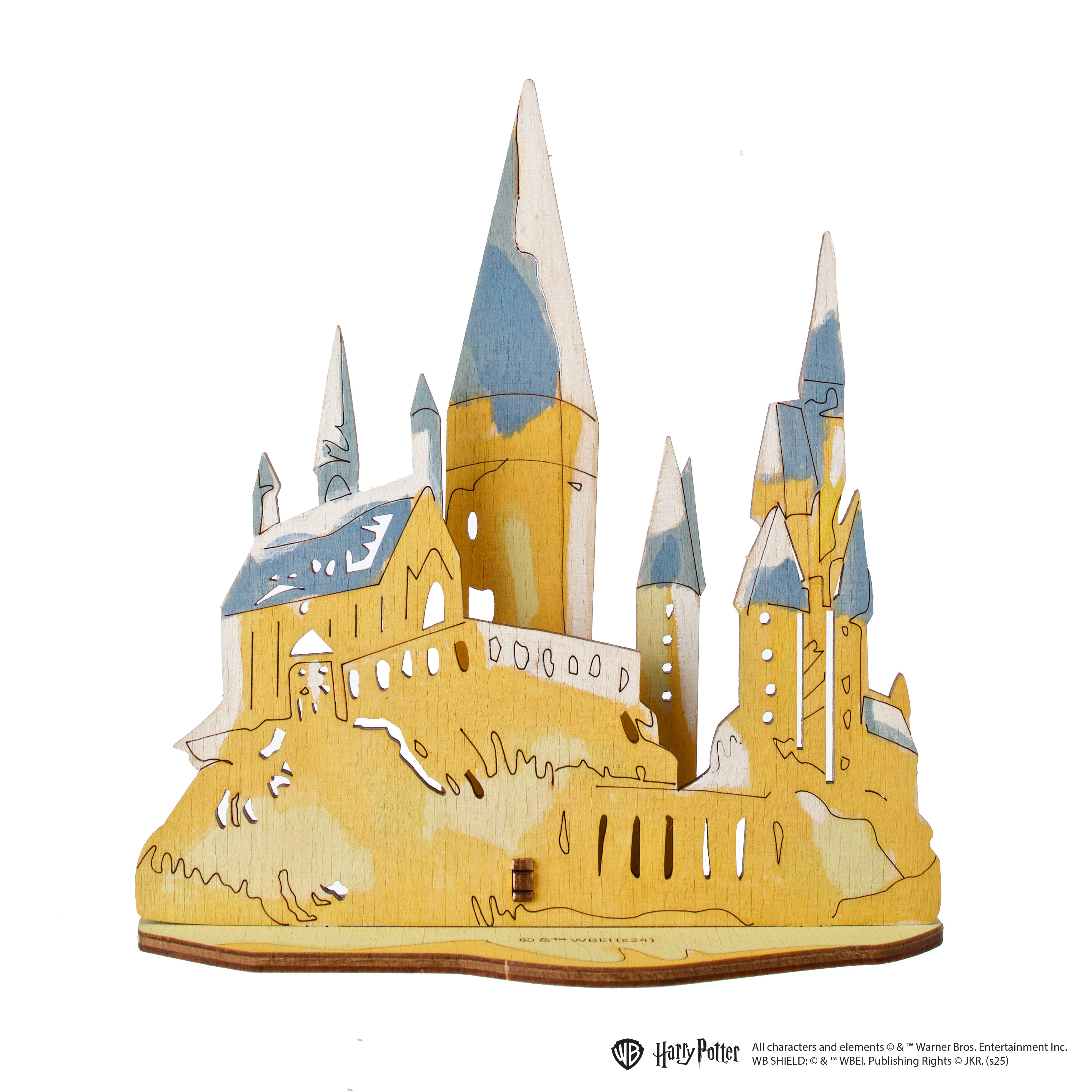 ugears-hogwarts-castle-modello-3d-in-legno-da-colorare-harry-potter image 2