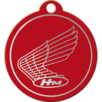 nostalgic-art-honda-logo-red-portachiavi-tondo image 3