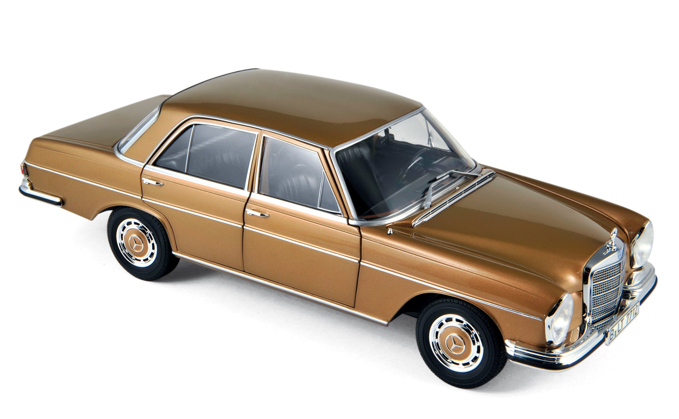 norev-mercedes-benz-280-se-berlina-1968-oro-byzantium-modellino-1-18 image 1