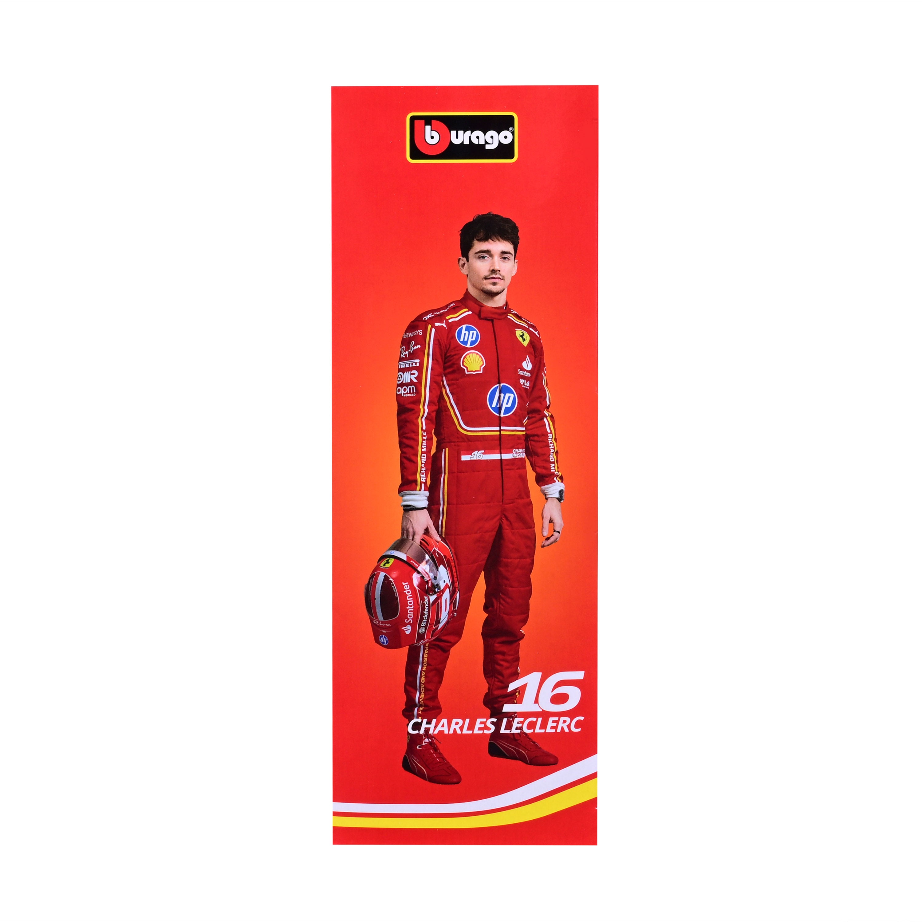 bburago-ferrari-sf-24-16-charles-leclerc-pit-stop-playset-1-43-f1-2024 image 8
