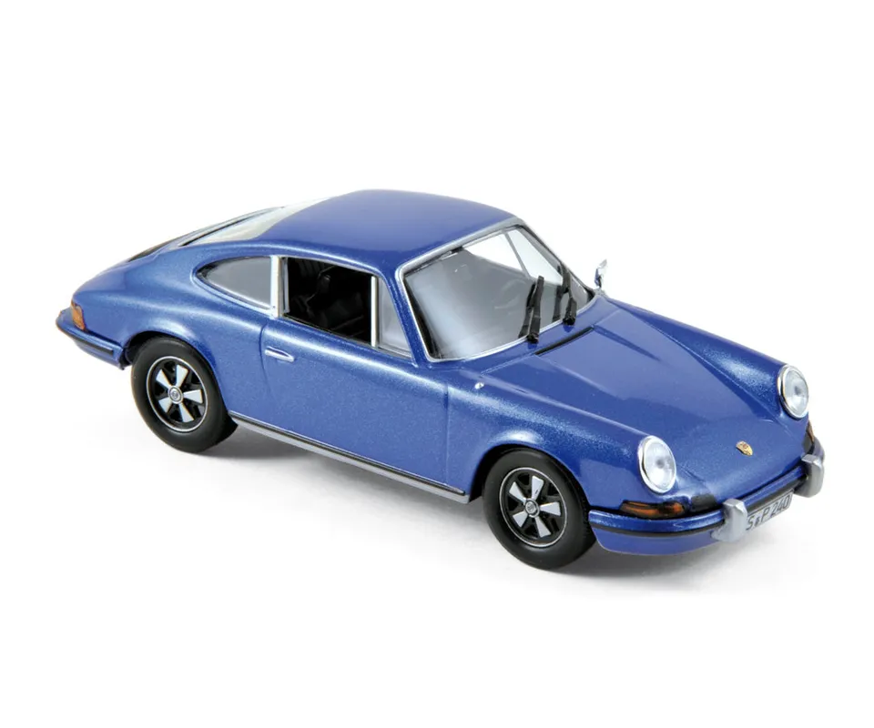 norev-porsche-911-s-2-4-1973-blu-metallizzato-modellino-1-43 image 1