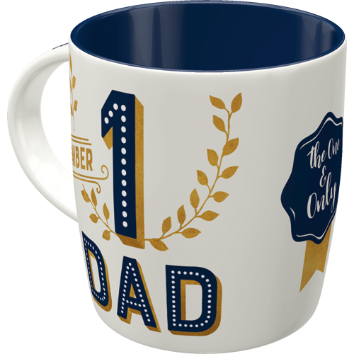 nostalgic-art-number-1-dad-tazza-in-ceramica-330-ml-2 image 1