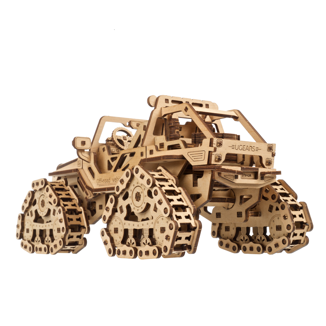 ugears-tracked-off-road-vehicle-modellino-meccanico-in-legno-1-24 image 2
