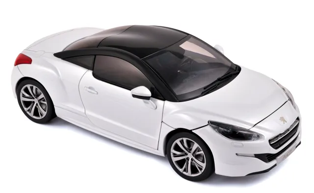 norev-peugeot-rcz-2012-bianco-madreperla-nero-1-18-modellino image 1