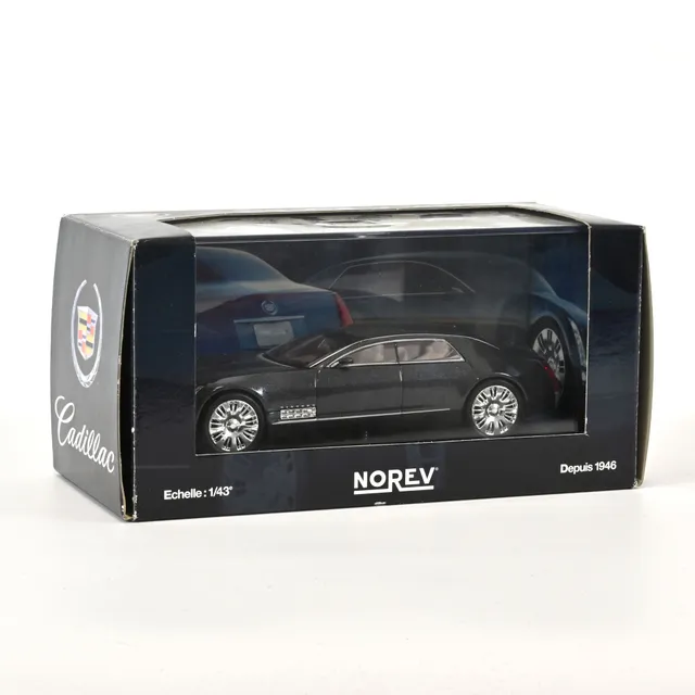 norev-cadillac-sixteen-midnight-argent-metallis-2003-modellino-auto-1-43 image 1