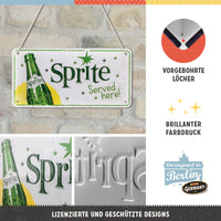 nostalgic-art-sprite-served-here-insegna-da-appendere-in-metallo-10x20-cm image 4
