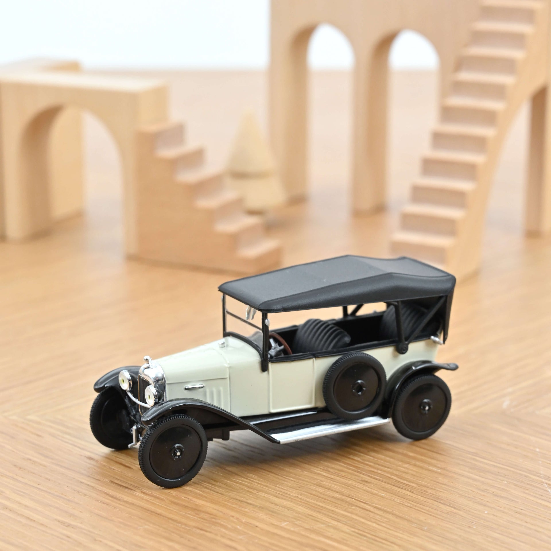norev-citro-n-type-a-1919-beige-black-1-43-modellino-auto-storica-die-cast image 1