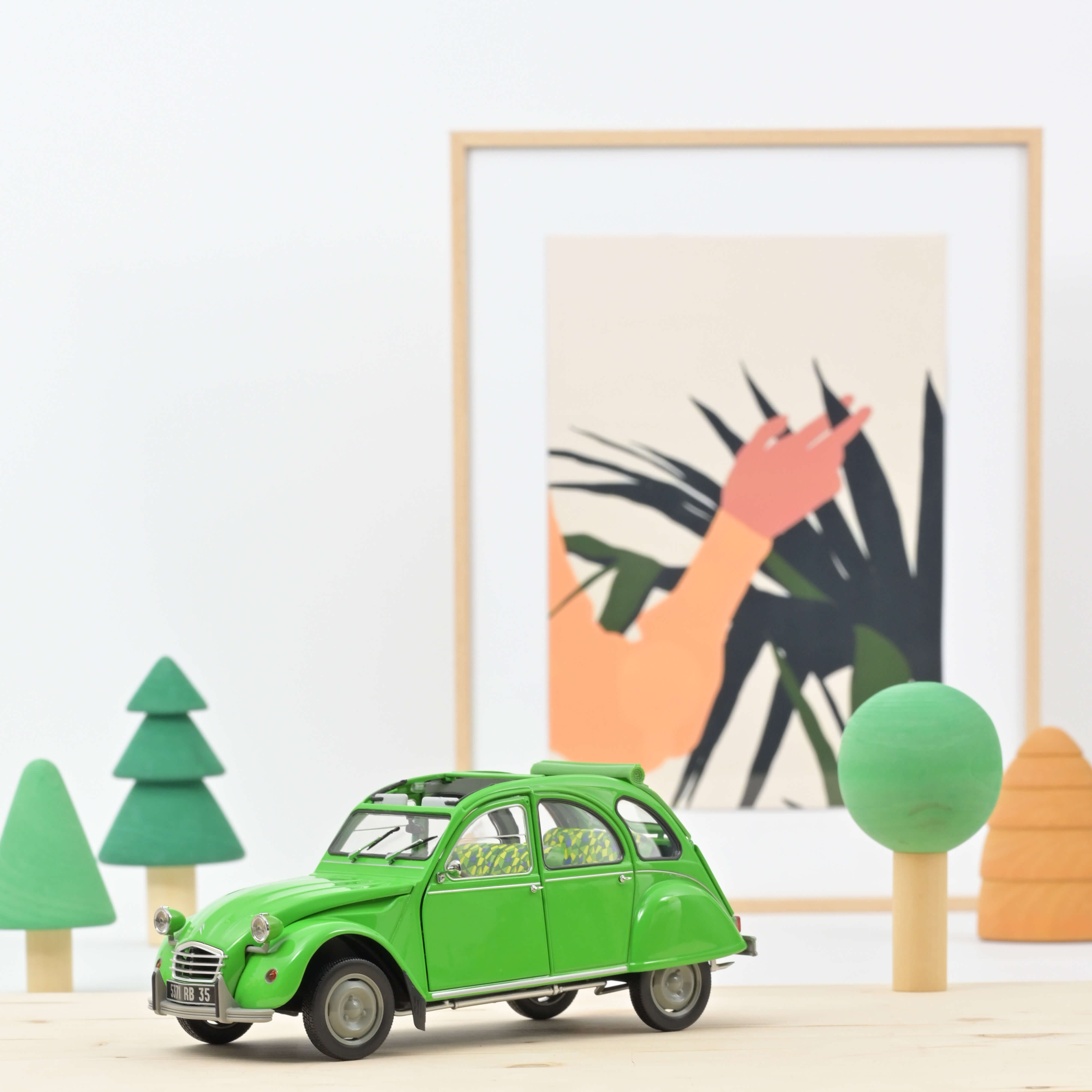 norev-citro-n-2cv-1974-vert-palmeraie-1-18-edizione-300-pz image 1