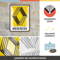 nostalgic-art-renault-logo-1972-targa-in-metallo-15x20-cm-2 image 2