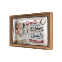 nostalgic-art-dreck-sabber-stroh-pferde-targa-in-metallo-20x30-cm image 6