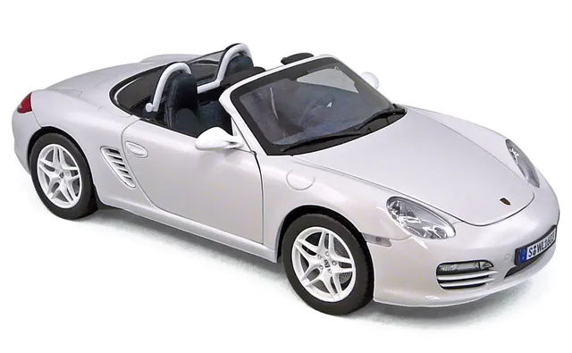 norev-porsche-boxster-2009-bianco-carrara-modellino-1-18 image 1