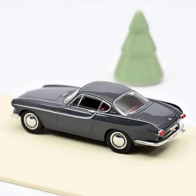 norev-volvo-p1800-1963-modellino-auto-1-43-grigio-metallizzato image 1