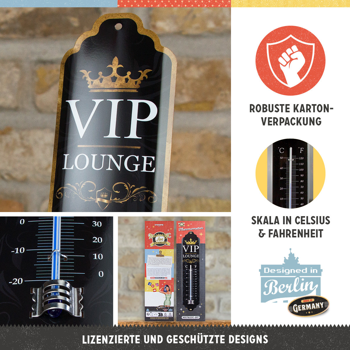 nostalgic-art-vip-lounge-termometro-retr-in-metallo-6-5x28-cm image 3