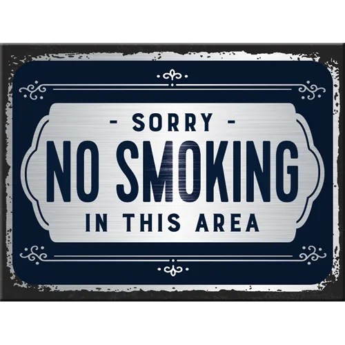 nostalgic-art-sorry-no-smoking-magnete-da-frigo-in-metallo-6x8-cm image 1