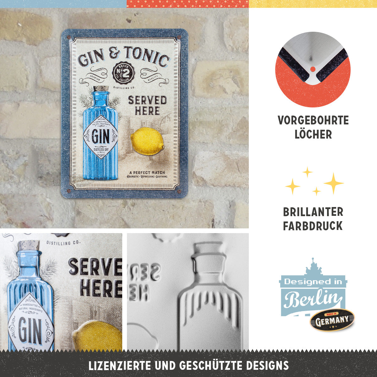 nostalgic-art-gin-tonic-served-here-targa-in-metallo-15x20-cm-2 image 2