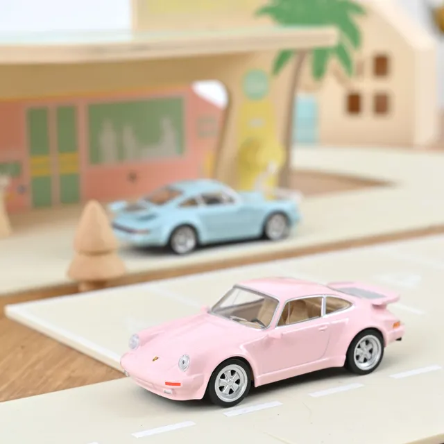 norev-porsche-911-turbo-1978-typ-930-modellino-auto-1-43-rosa-jet-car image 1