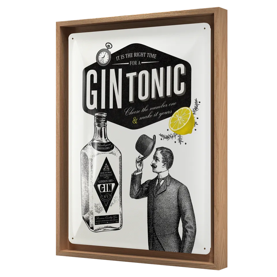 nostalgic-art-gin-tonic-n-frame-l-edition-cor-cornice-rovere-33-5x44-cm image 1