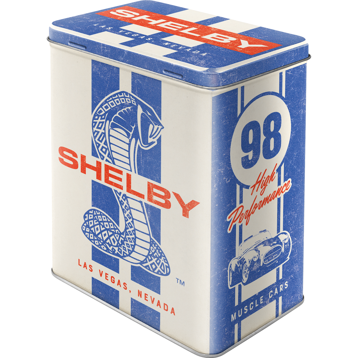 nostalgic-art-shelby-cobra-snake-98-scatola-in-metallo-l-3-litri image 1