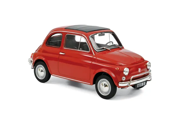 norev-fiat-500-l-1968-modellino-die-cast-1-18-rosso-corallo image 1