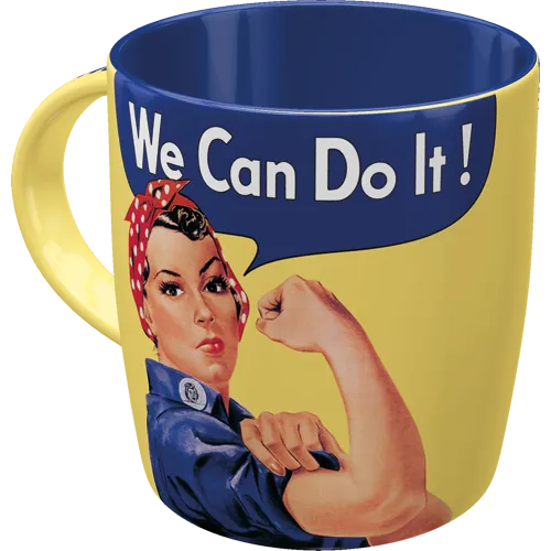 nostalgic-art-tazza-in-ceramica-we-can-do-it-330-ml-lavabile-in-lavastoviglie image 1