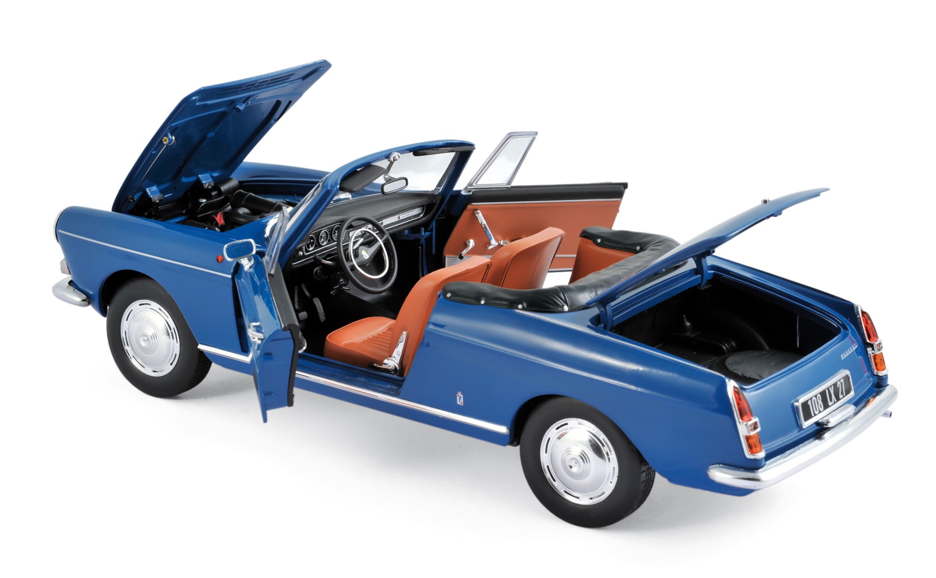 norev-peugeot-404-cabrio-1967-blu-mendoza-1-18-modellino-die-cast image 1