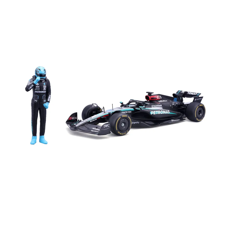 bburago-mercedes-amg-w15-e-performance-63-russell-con-pilota-1-24-f1-2024 image 1