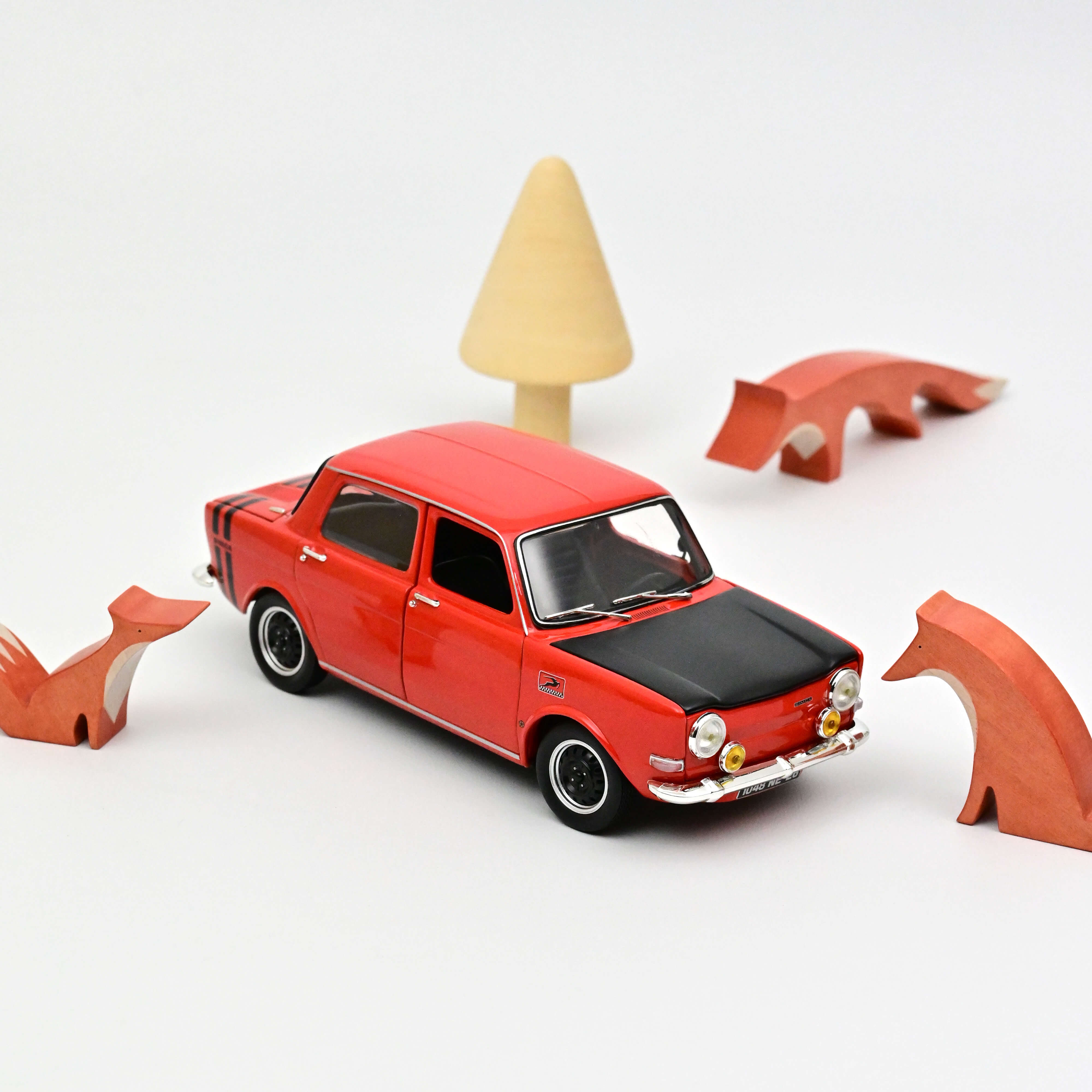 norev-simca-1000-rallye-i-1971-rouge-sarde-modellino-auto-1-18 image 1