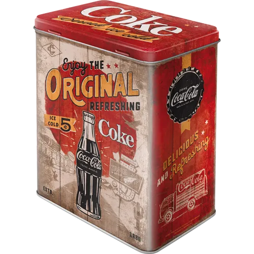 nostalgic-art-coca-cola-original-coke-highway-66-scatola-metallo-l-3-l image 1
