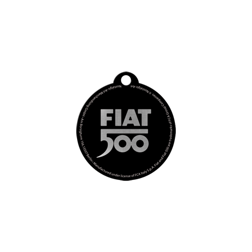 nostalgic-art-fiat-500-tacho-portachiavi-metallo-4-cm image 4