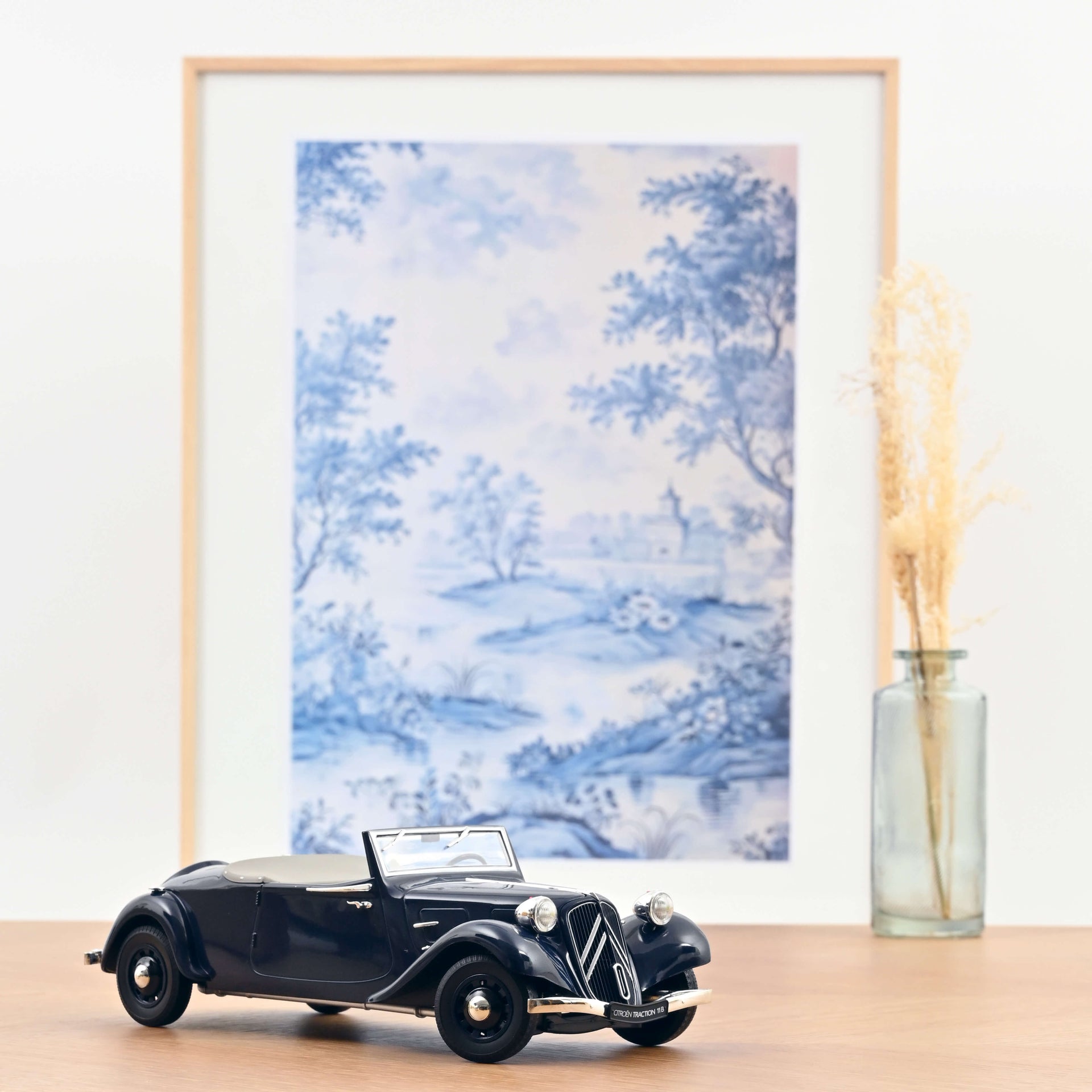 norev-citro-n-traction-cabriolet-1938-dark-blue-1-18-modellino-auto-collezione image 1