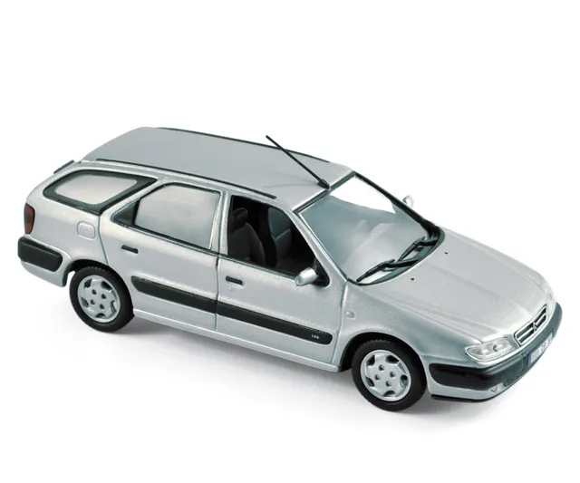 norev-citro-n-xsara-break-1998-modellino-auto-1-43-grigio-quarzo image 1