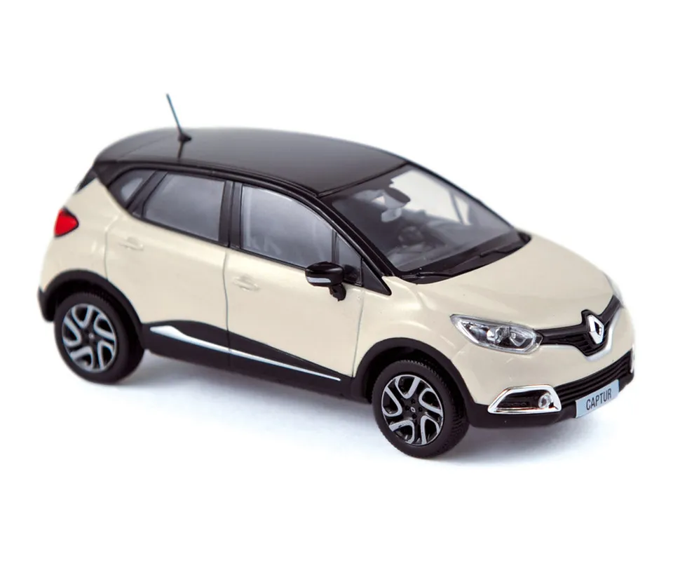 norev-renault-captur-2013-ivoire-e-noir-modellino-auto-1-43 image 1