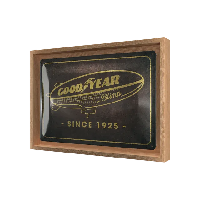 nostalgic-art-goodyear-blimp-since-1925-telaio-n-frame-m-edition-24x33-5-cm image 1