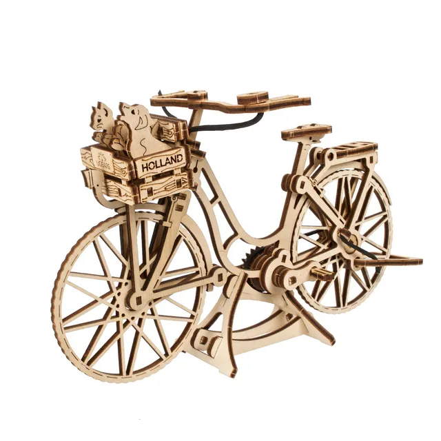 ugears-dutch-bicycle-u-mini-puzzle-3d-meccanico-in-legno-amsterdam image 1