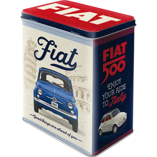 nostalgic-art-fiat-500-good-things-scatola-in-metallo-l-3-litri image 1