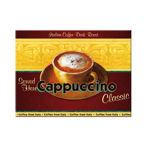 nostalgic-art-cappuccino-magnete-da-frigo-in-latta-6x8-cm image 1