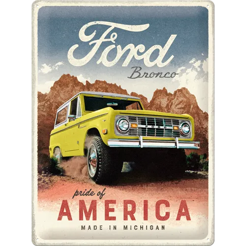 nostalgic-art-ford-bronco-pride-of-america-targa-in-metallo-30x40-cm-2 image 1