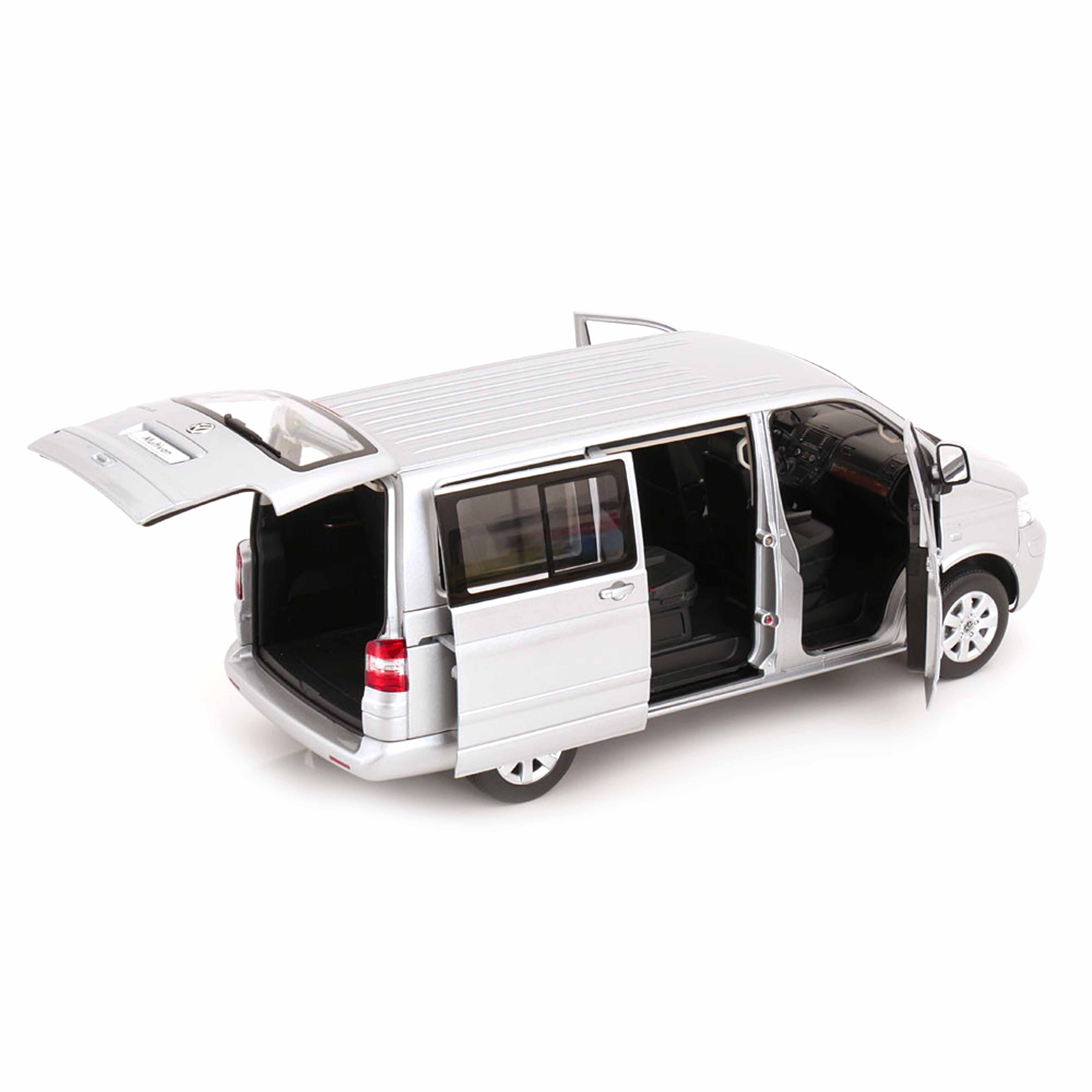 norev-vw-multivan-2003-modellino-auto-1-18-argento-reflet-d-argent-metallis image 2